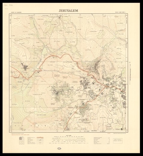 Survey of Palestine, Jerusalem