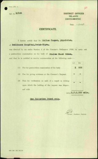 A coroner's inquest